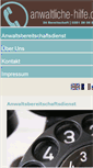 Mobile Screenshot of anwaltliche-hilfe.de